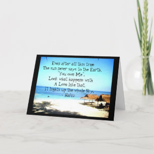 Eine Liebe mögen diese Gruß-Karte Karte