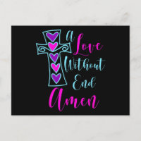 Eine Liebe ohne Ende Amen Jesus Inspirierte Zitat 