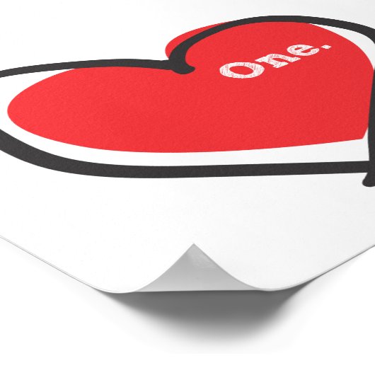 Eine Liebe. Poster (Ecke)