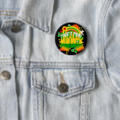 Eine Liebe Rasta-Button Button (Beispiel)