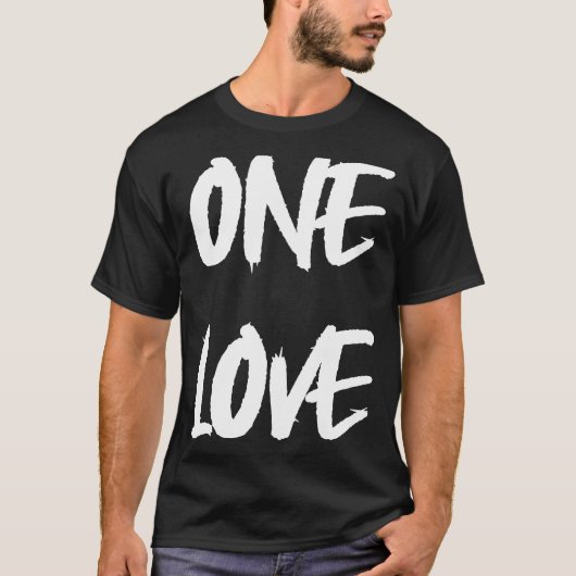 Eine Liebe Rasta-Sprichwort T-Shirt (Vorderseite)