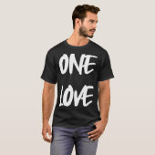 Eine Liebe Rasta-Sprichwort T-Shirt (Vorne ganz)
