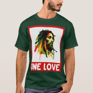 Eine Liebe Rastafari Rasta Reggae T-Shirt