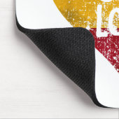 Eine Liebe Rastafari T - Shirt Jamaica Retro Vinta Mousepad (Ecke)