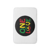 Eine Liebe, Reggae-Design Badematte (Vorderseite Vertikal)