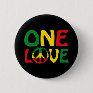 Eine Liebe, Reggae-Design Button
