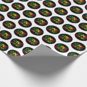 Eine Liebe, Reggae-Design Geschenkpapier (Ecke)