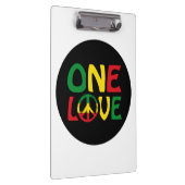 Eine Liebe, Reggae-Design Klemmbrett (Rechts)