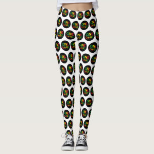 Eine Liebe, Reggae-Design Leggings