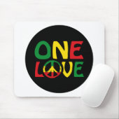 Eine Liebe, Reggae-Design Mousepad (Mit Mouse)
