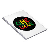 Eine Liebe, Reggae-Design Notizblock (Rechte Seite)