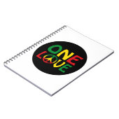 Eine Liebe, Reggae-Design Notizblock (Linke Seite)