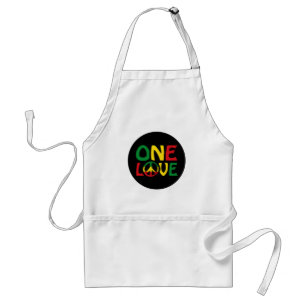 Eine Liebe, Reggae-Design Schürze