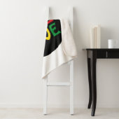 Eine Liebe, Reggae-Design Sherpadecke (Beispiel)