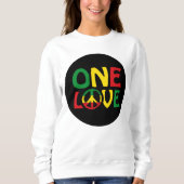 Eine Liebe, Reggae-Design Sweatshirt (Vorderseite)