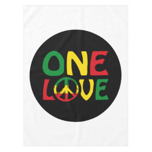 Eine Liebe, Reggae-Design Tischdecke