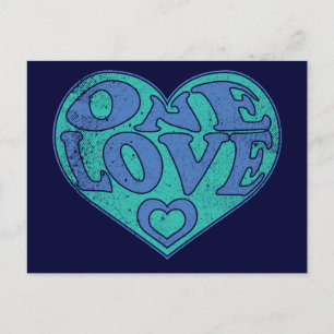 Eine Liebe Retro Postkarte