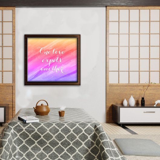 Eine Liebe schließt ein weiteres Ermutigungspaket Poster