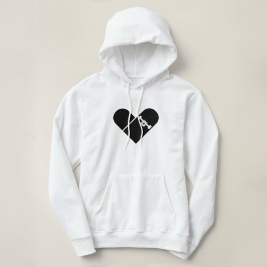 Eine Liebe Skater Hoodie (Design vorne)