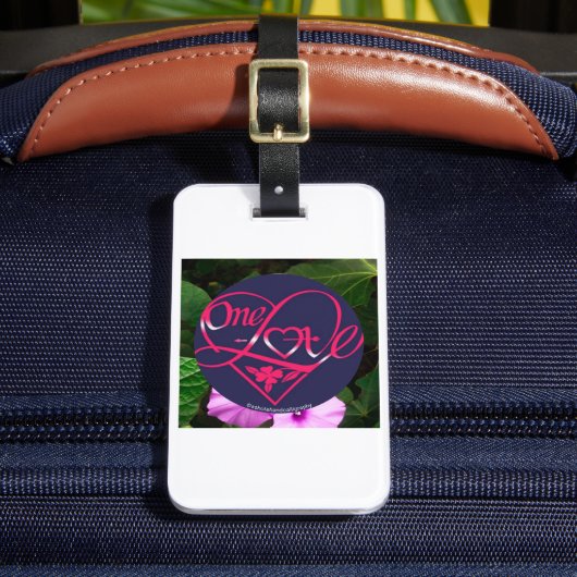 Eine Liebe und I LIEBE U Gepäckanhänger (Vorderseite Insitu 2)