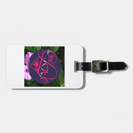 Eine Liebe und I LIEBE U Gepäckanhänger (Vorderseite horizontal)