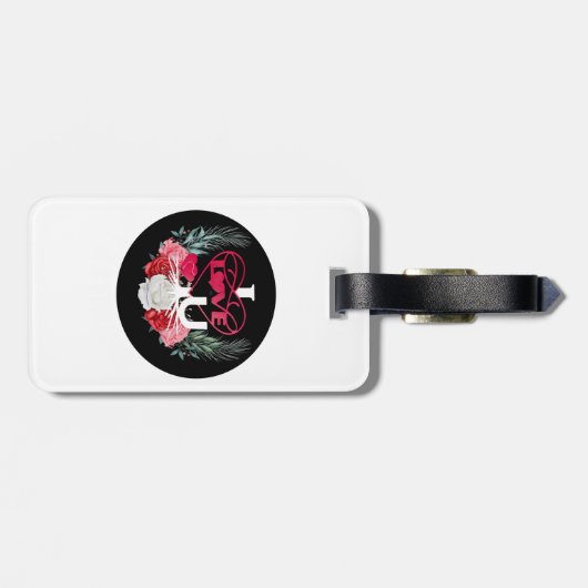 Eine Liebe und I LIEBE U Gepäckanhänger (Rückseite horizontal)