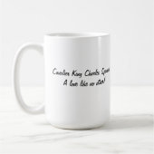 Eine Liebe wie kein anderer Cavalier King Charles Kaffeetasse (Links)