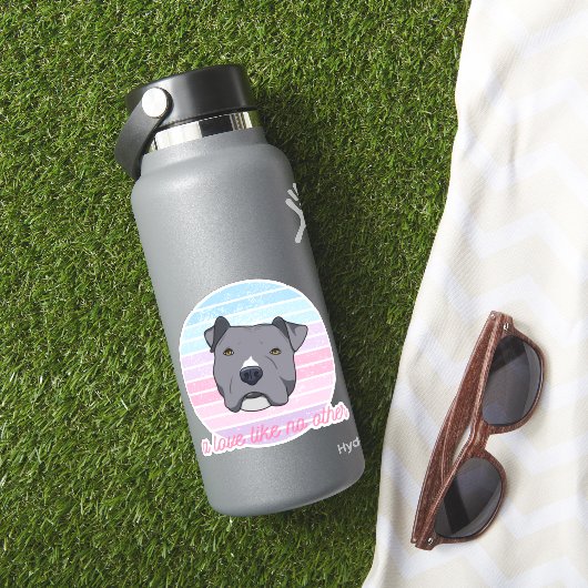 Eine Liebe wie kein anderer Grubenbull Aufkleber (HydroFlask Insitu)