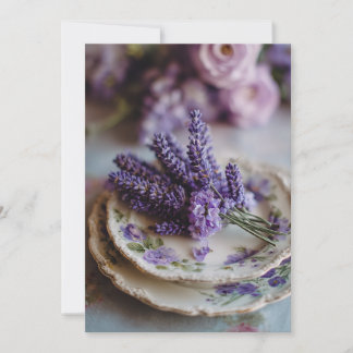 Eine Liebe wie Lavendel | Weiche Violette Einladung