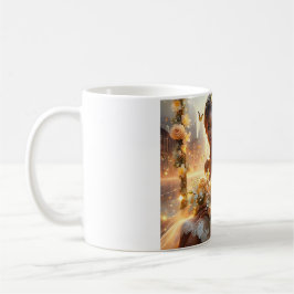 Eine liebende Embrace in einem Cup: Wärme für das  Kaffeetasse