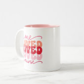 Eine liebende Krankenschwester Zweifarbige Tasse (Vorderseite Links)