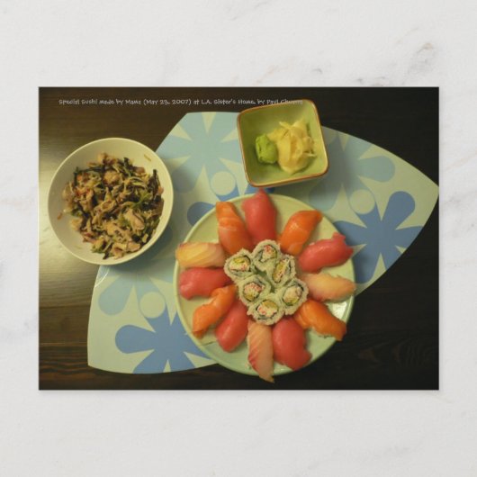 Eine liebende Mahlzeit... Postkarte (Vorderseite)