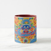 Eine liebenswerte Philip Jacobs Fabric Dragon Tass Tasse (Zentrum)