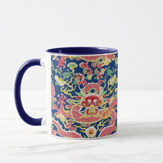 Eine liebenswerte Philip Jacobs Fabric Dragon Tass Tasse (Links)