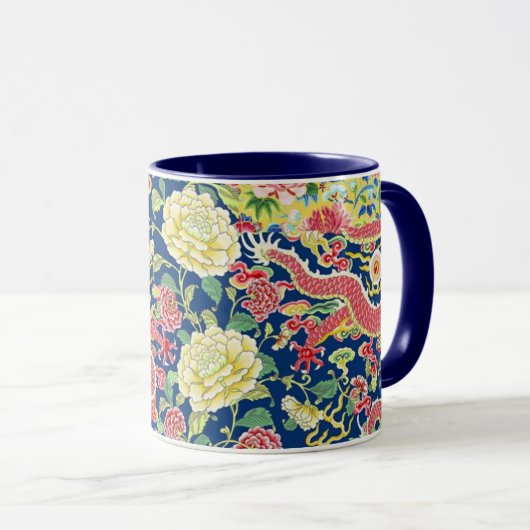 Eine liebenswerte Philip Jacobs Fabric Dragon Tass Tasse (VorderseiteRechts)