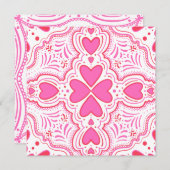 Eine liebevolle Feier Einladung (Vorne/Hinten)