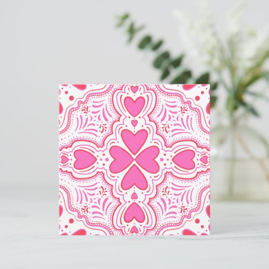 Eine liebevolle Feier Einladung (Stehend Vorderseite)