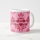 Eine liebevolle Mutter wird alles schlucken Jumbo-Tasse (Vorderseite Rechts)