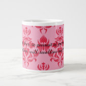 Eine liebevolle Mutter wird alles schlucken Jumbo-Tasse (Vorderseite)
