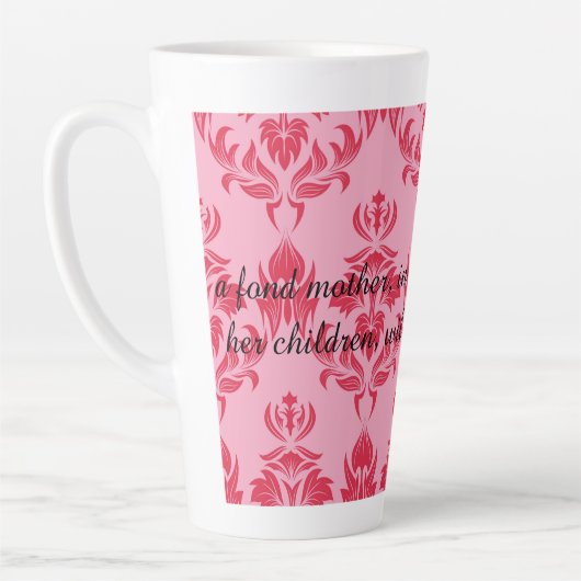 Eine liebevolle Mutter wird alles schlucken Milchtasse (Links)