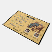 Eine liebliche Dame und ein grauenhafter alter Man Fußmatte (Schrägansicht)