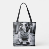 Eine Lil französische Bulldoggen-Wartezeiten Tasche (Rückseite)