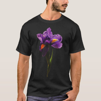 Eine Lila Iris T-Shirt