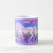 Eine Lila Paradies-Kaffee-Tasse Kaffeetasse (Mittel)