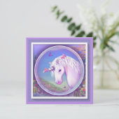 Eine Lila Paradise-Blindkarte (Stehend Vorderseite)