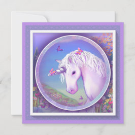 Eine Lila Paradise-Blindkarte