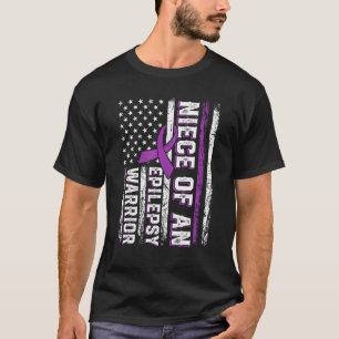 Eine Lila Unterstützung durch die Ribbon eines Kr T-Shirt