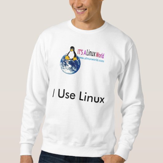 eine Linux-Welt. Sweatshirt (Vorderseite)
