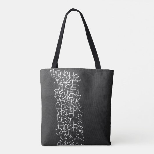 eine Liste unserer Jungs Tasche (Rückseite)