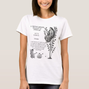 Eine literarische Shakespeare-Inspiration für eine T-Shirt